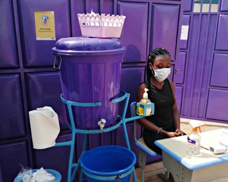 Ghana Covid-19 Handwashing station